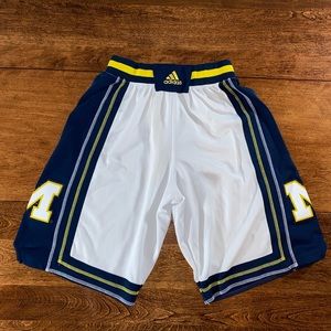 Vintage adidas Michigan wolverines shorts